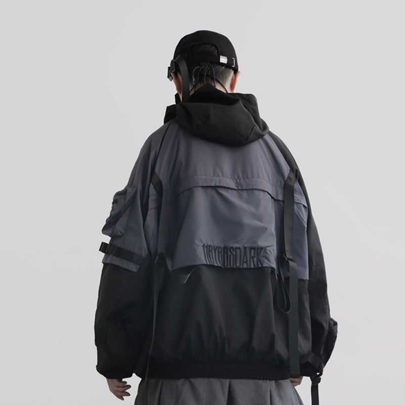 Hooded work jacket